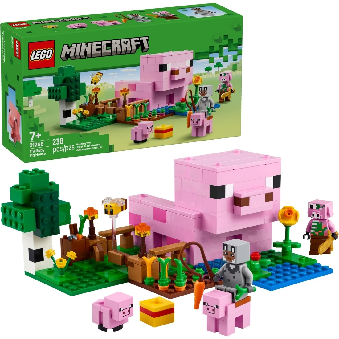 Lego 樂高 Minecraft 創世神 21268 豬寶寶屋