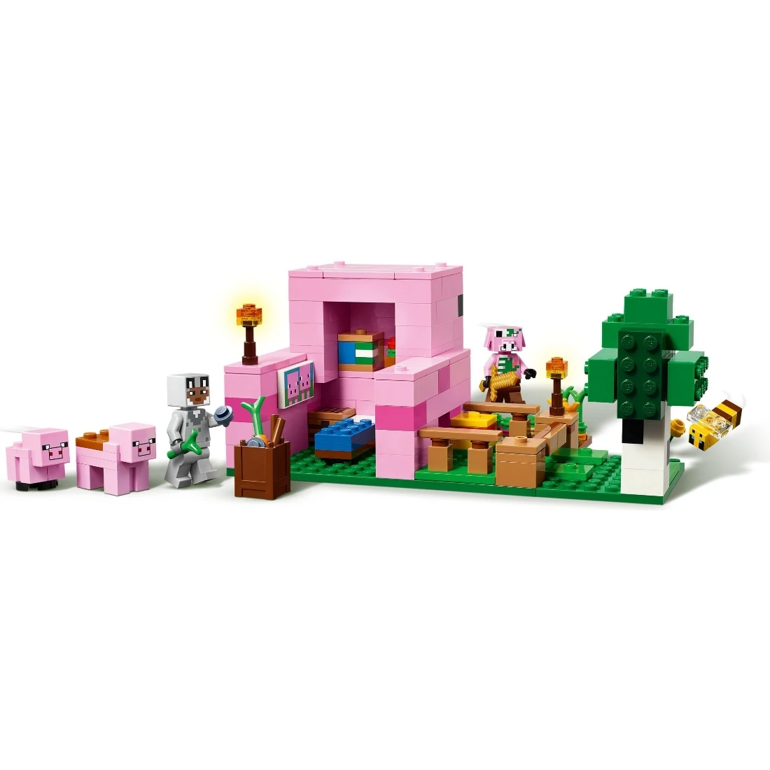 Lego 樂高 Minecraft 創世神 21268 豬寶寶屋