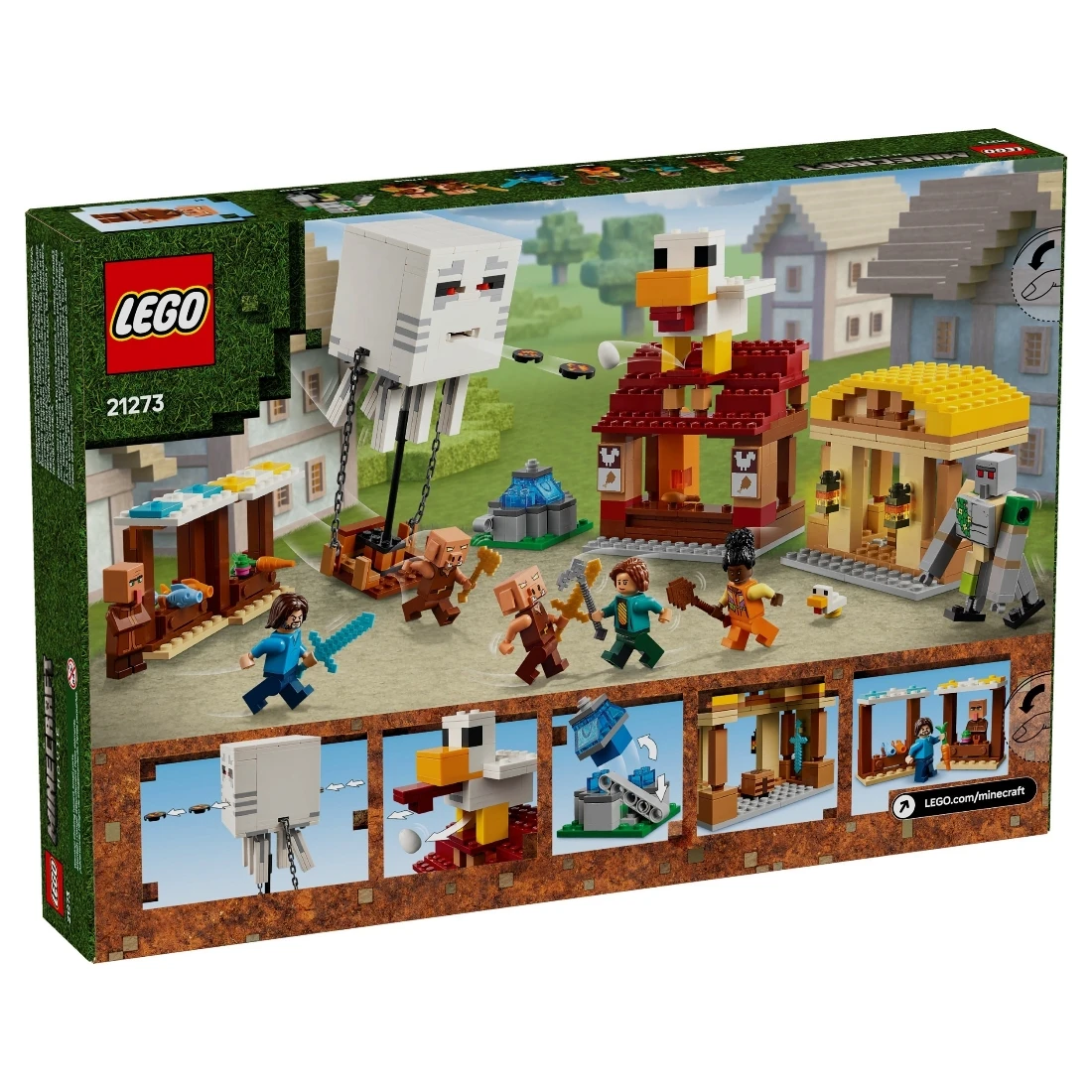 Lego 樂高 Minecraft 創世神 21273 地獄幽靈氣球進攻村莊