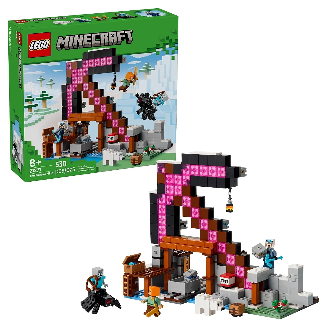 Lego 樂高 Minecraft 創世神 21277 十字鎬礦場