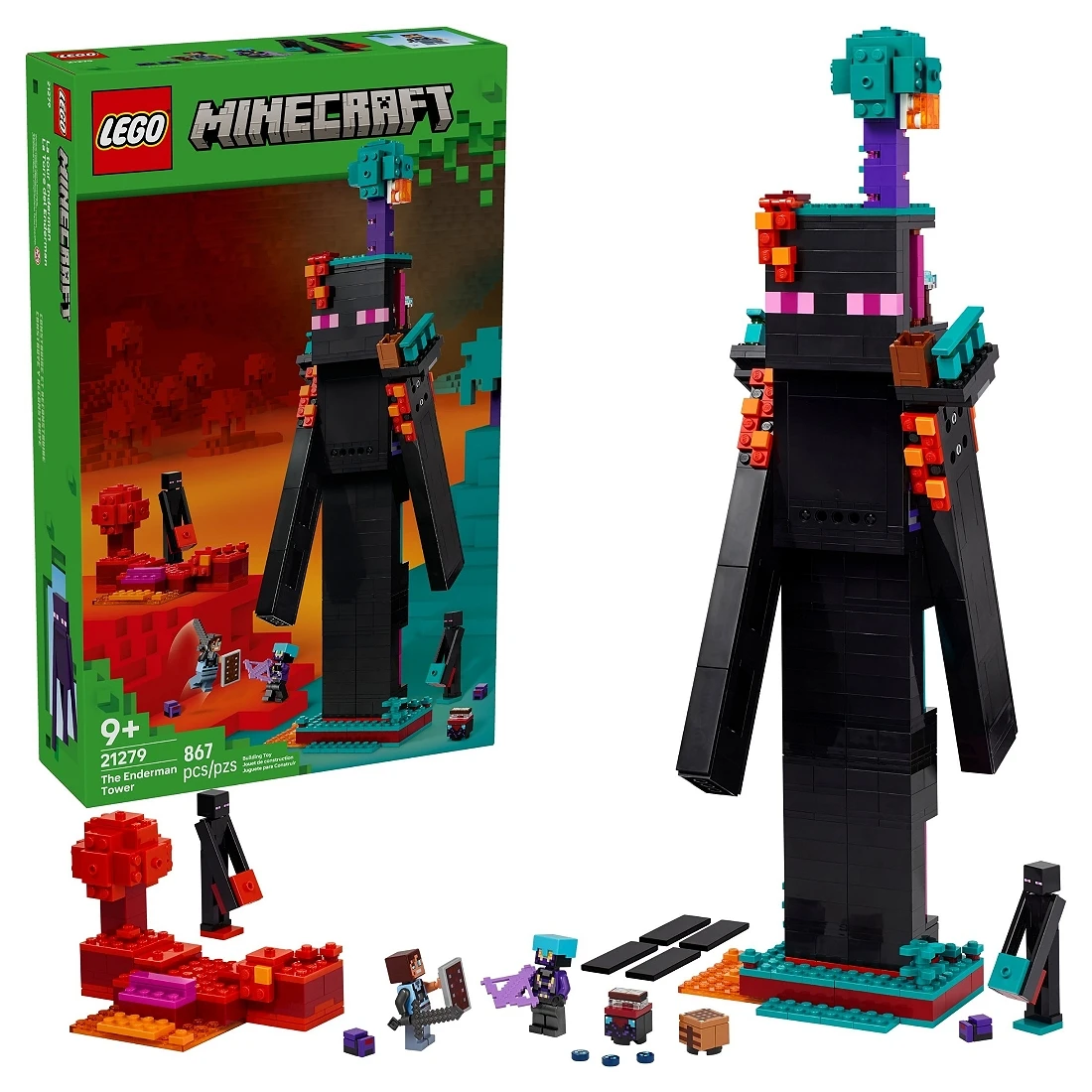 Lego 樂高 Minecraft 創世神 21279 終界使者塔