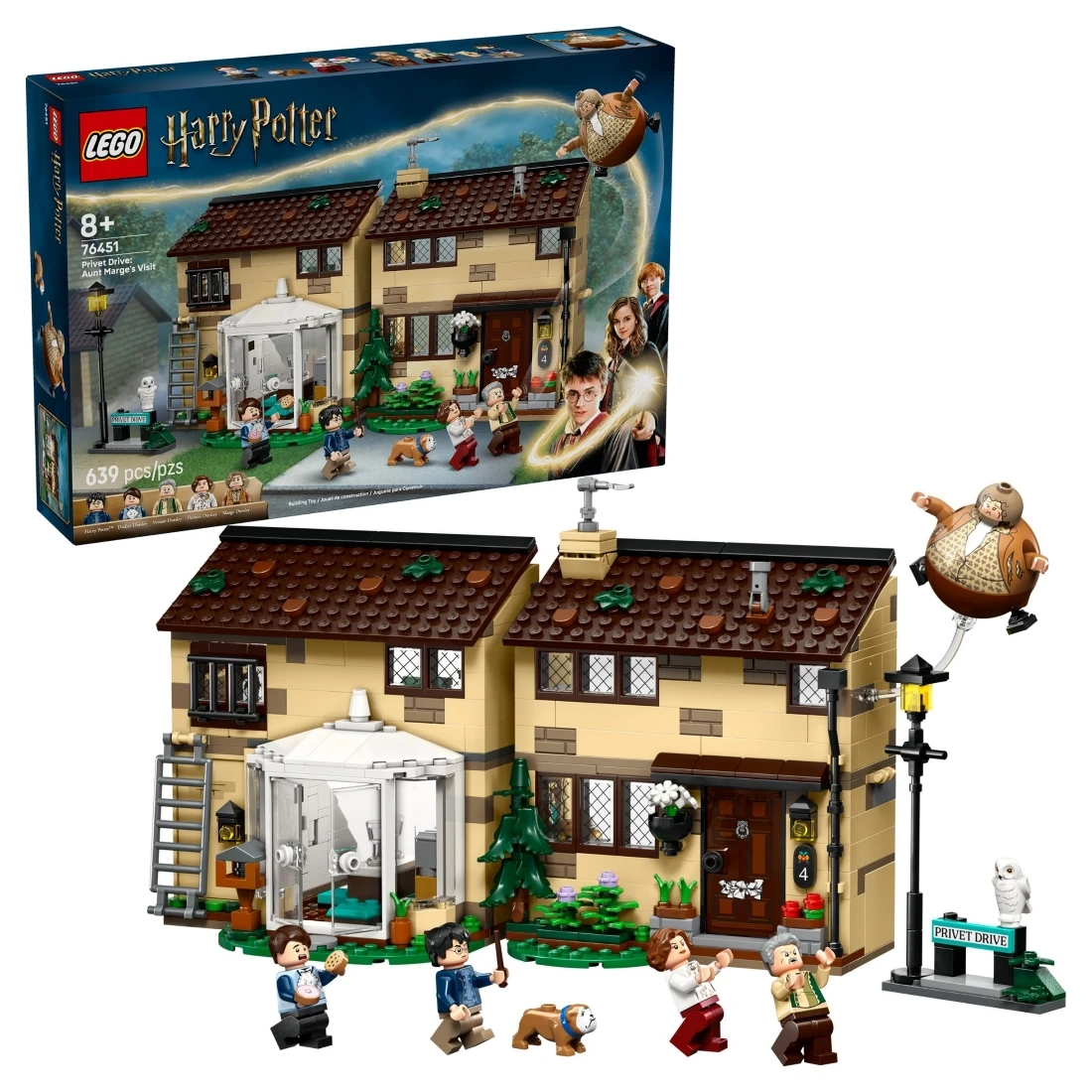 Lego 樂高 哈利波特 76451 水蠟樹街 瑪姬姑姑來訪