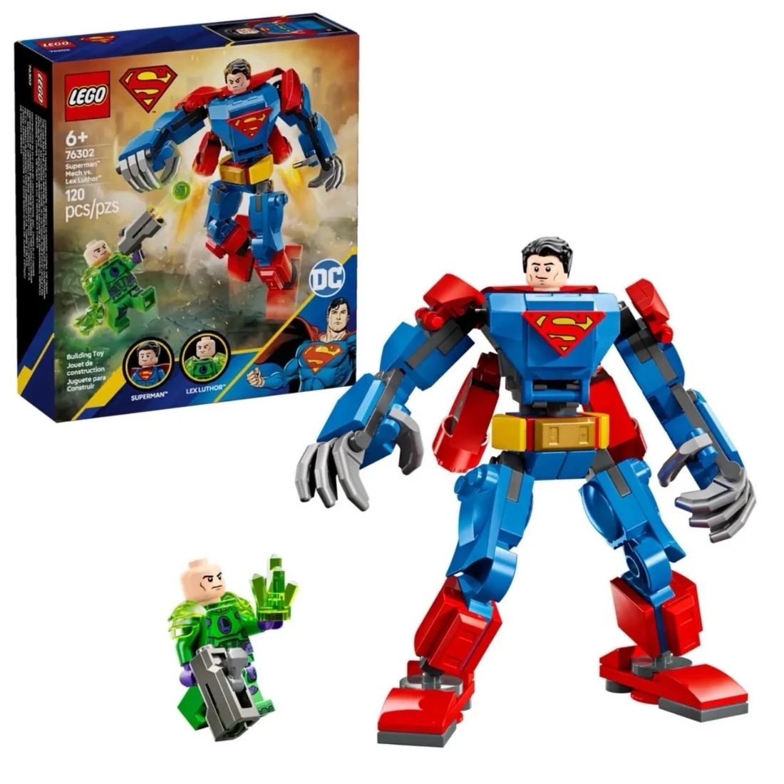 Lego 樂高 DC 蝙蝠俠 76302 超人機甲 大戰雷克斯路瑟