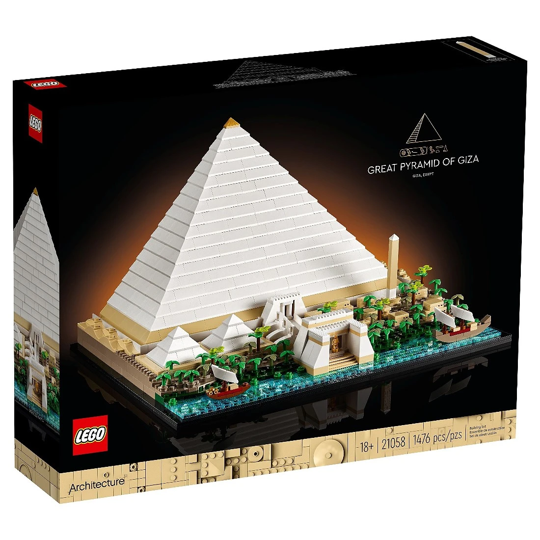 Lego 樂高 ArchiTecture 21058 埃及吉薩大金字塔
