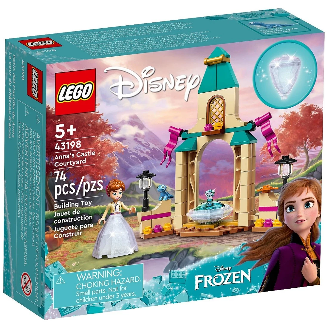 Lego 樂高 Disney 迪士尼 43198 安娜的城堡庭院