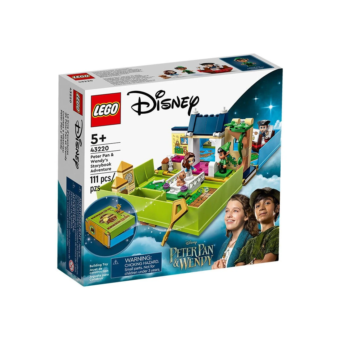 Lego 樂高 Disney 迪士尼 43220 小飛俠與溫蒂的故事書冒險