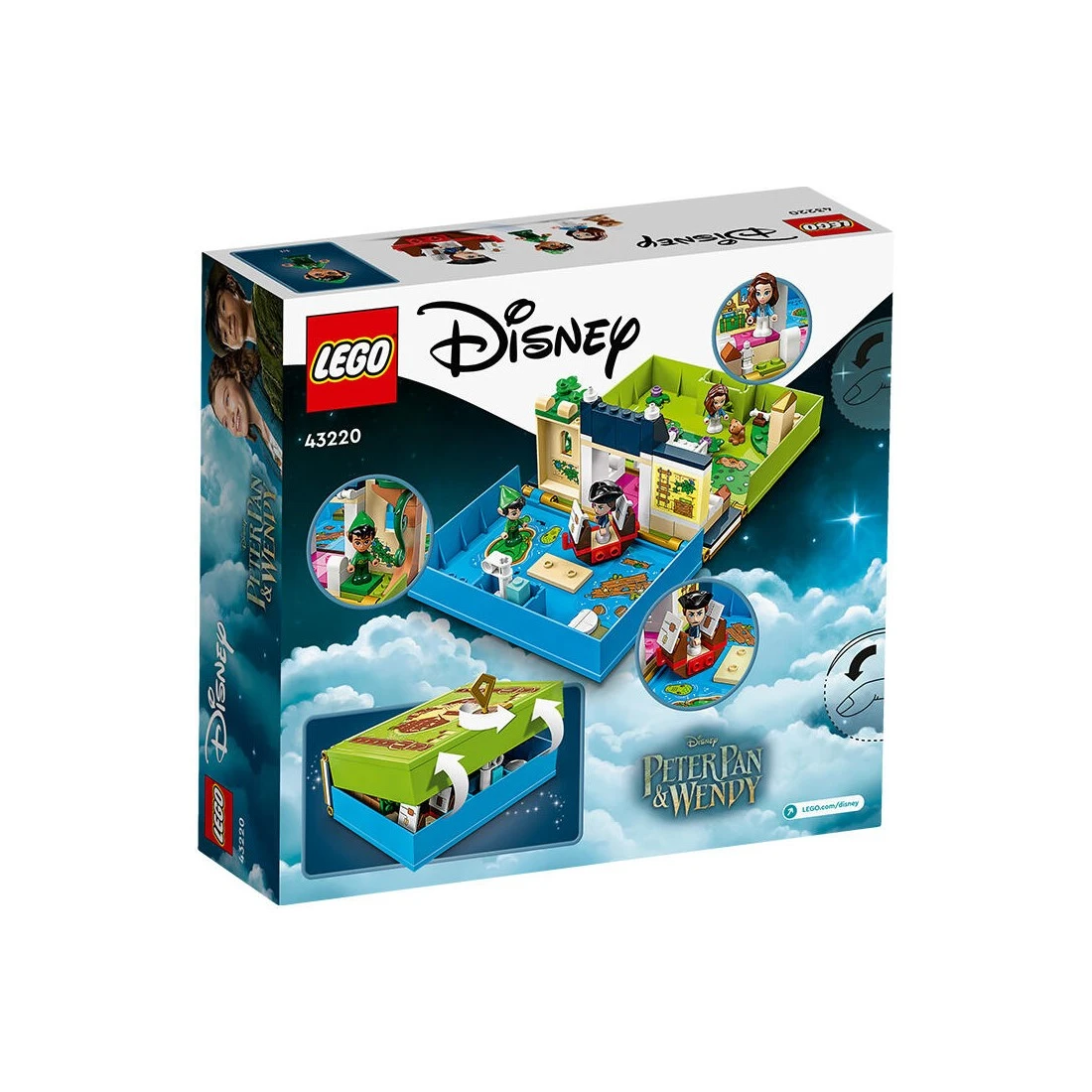 Lego 樂高 Disney 迪士尼 43220 小飛俠與溫蒂的故事書冒險