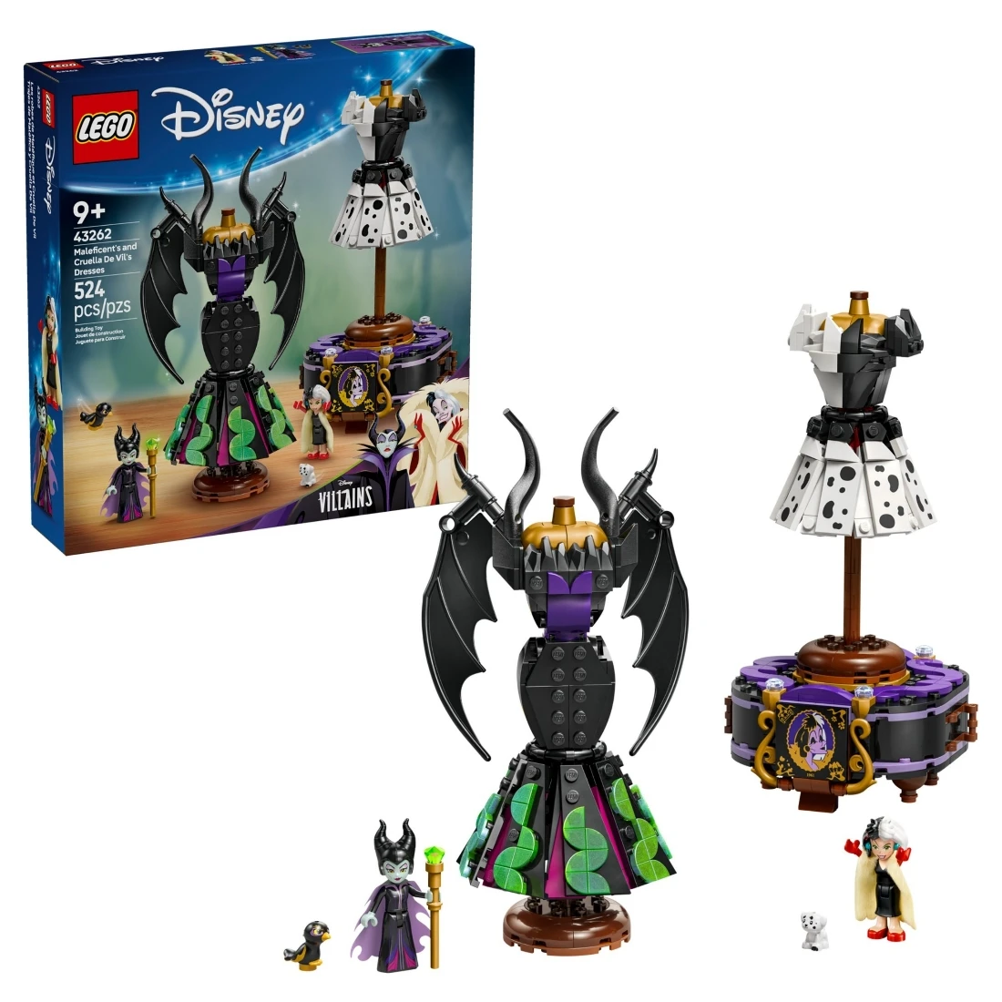 Lego 樂高 Disney 迪士尼 43262 黑巫婆和庫伊拉德維爾的裙子