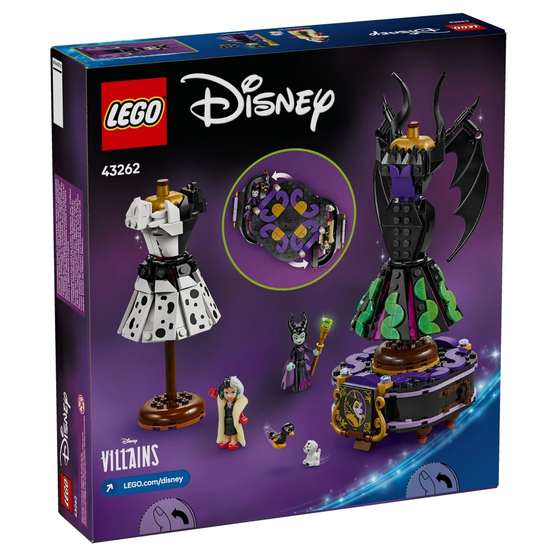 Lego 樂高 Disney 迪士尼 43262 黑巫婆和庫伊拉德維爾的裙子
