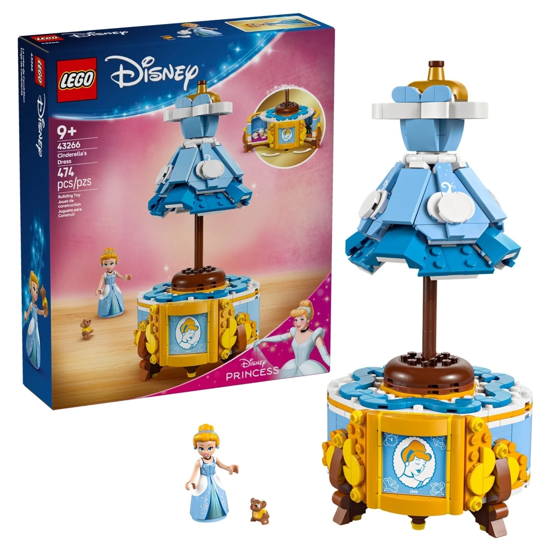 Lego 樂高 Disney 迪士尼 43266 灰姑娘的裙子