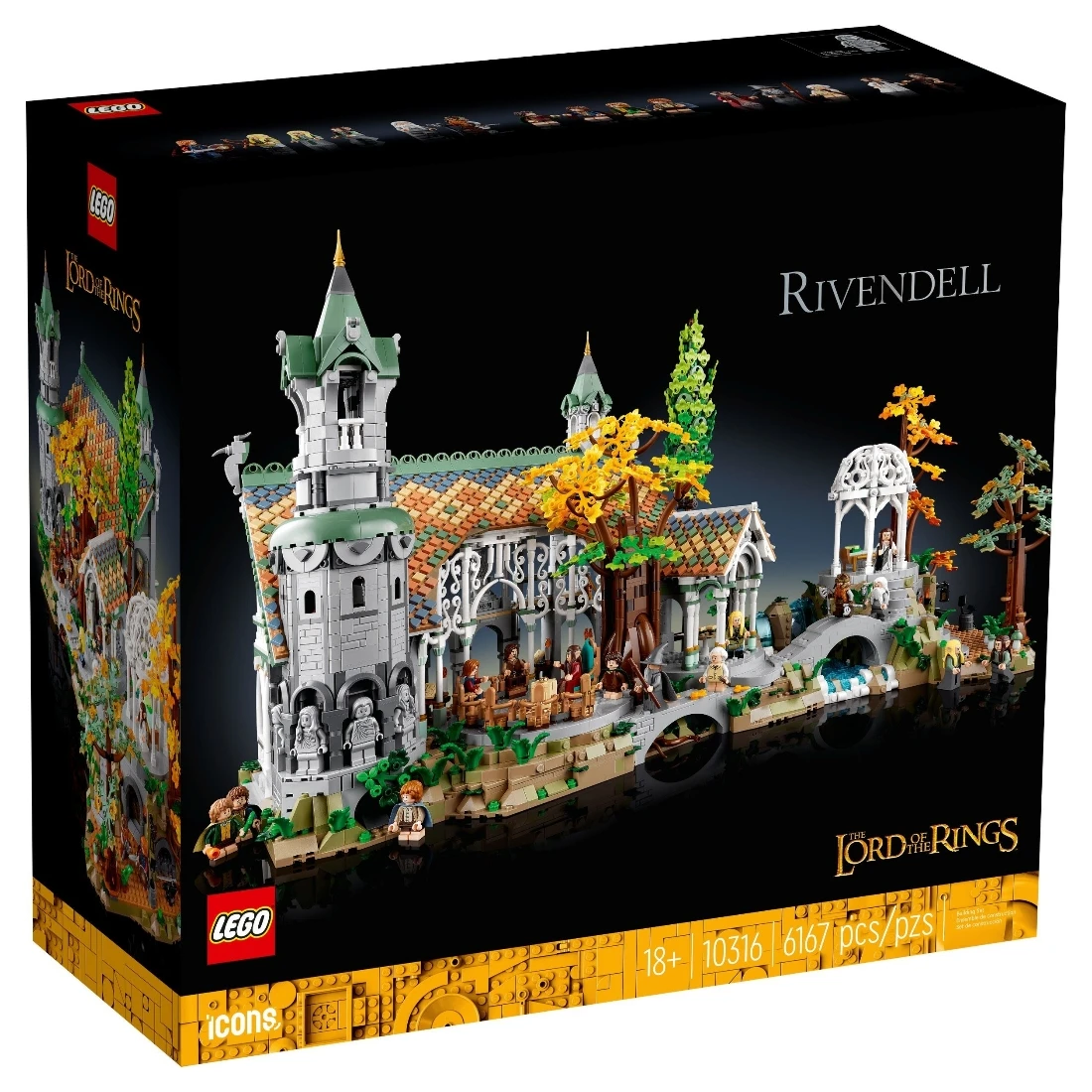 Lego 樂高 ICONS 10316 魔戒 瑞文戴爾 精靈庇護所