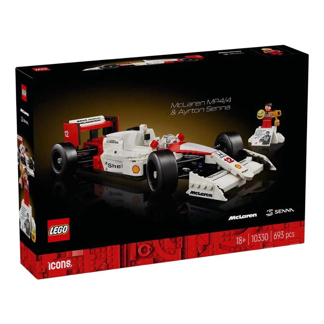 Lego 樂高 ICONS 10330 Mclaren MP4/4與艾爾頓洗拿