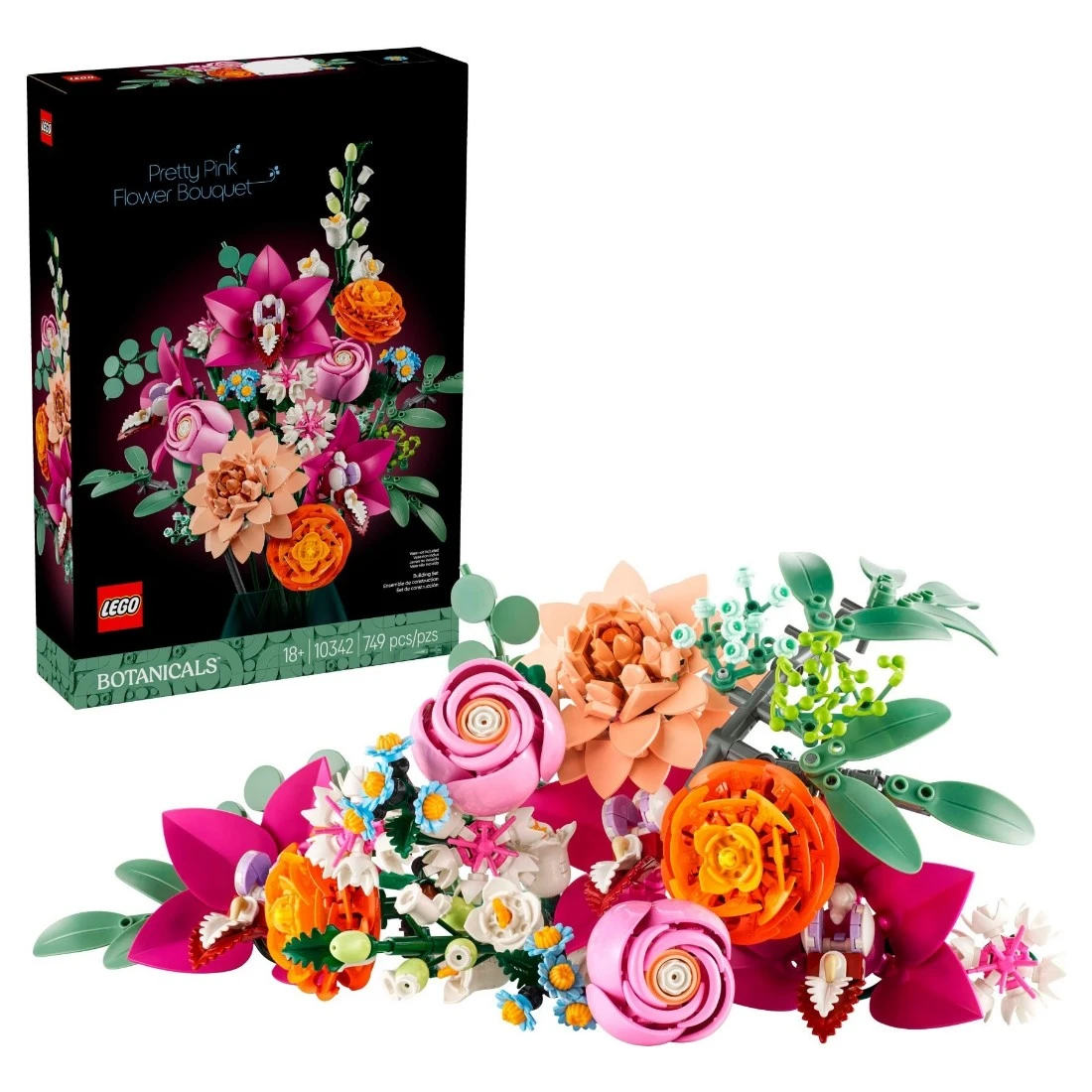 Lego 樂高 Botanicals 10342 優雅粉紅花束
