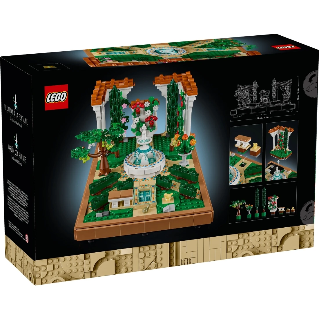 Lego 樂高 ICONS 10359 噴泉庭園