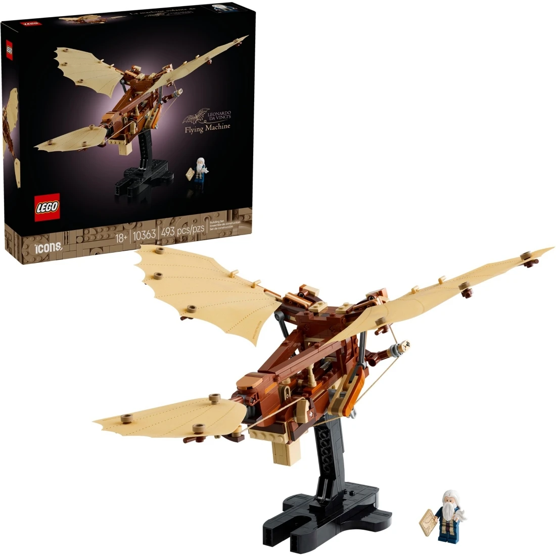 Lego 樂高 ICONS 10363 李奧納多達文西的飛行機器