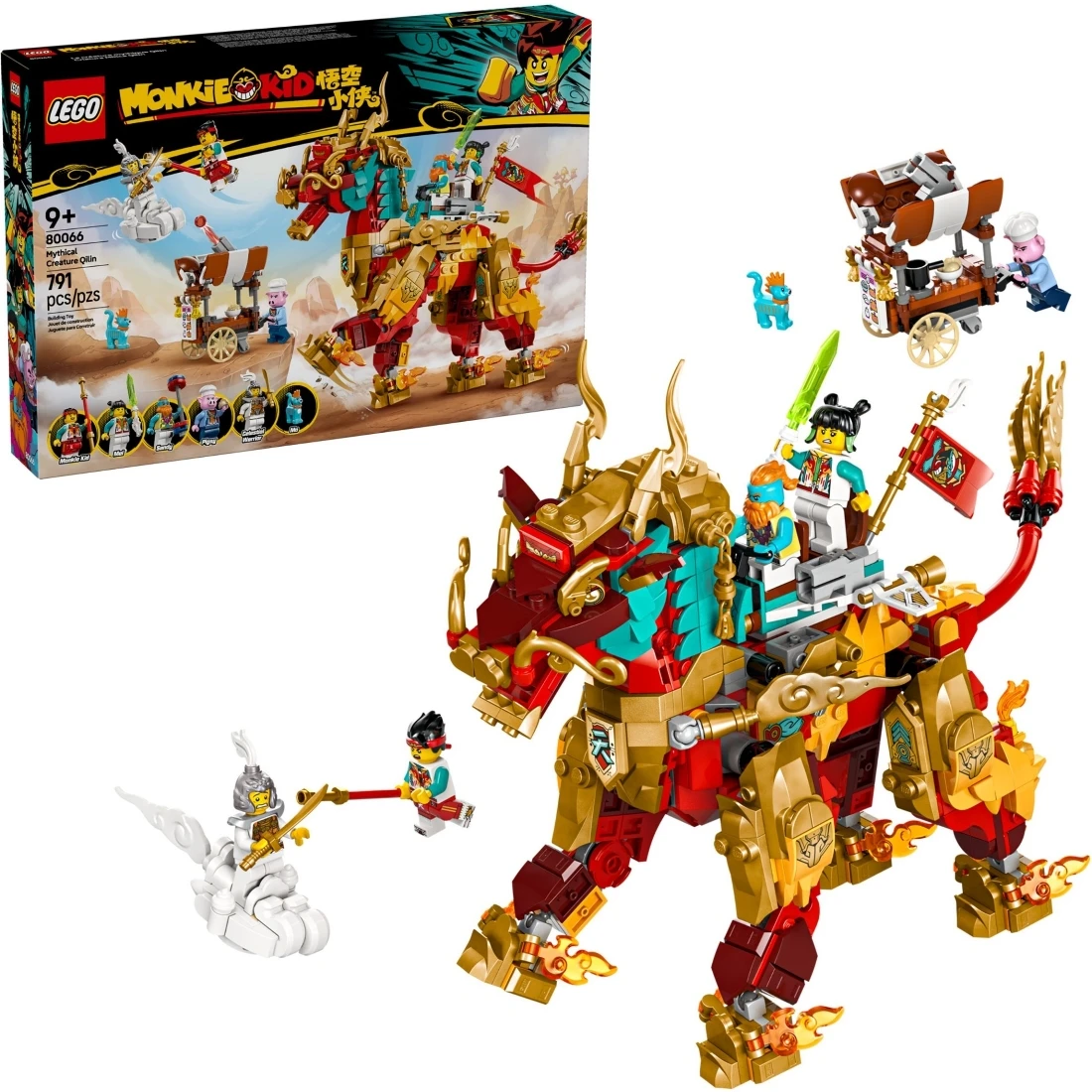 Lego 樂高 悟空小俠 80066 神獸火麒麟