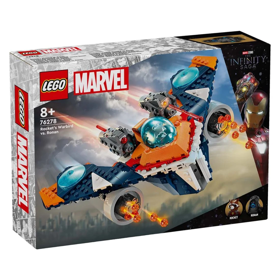 Lego 樂高 MARVEL 漫威 76278 火箭浣熊的Warbird vs. 羅南