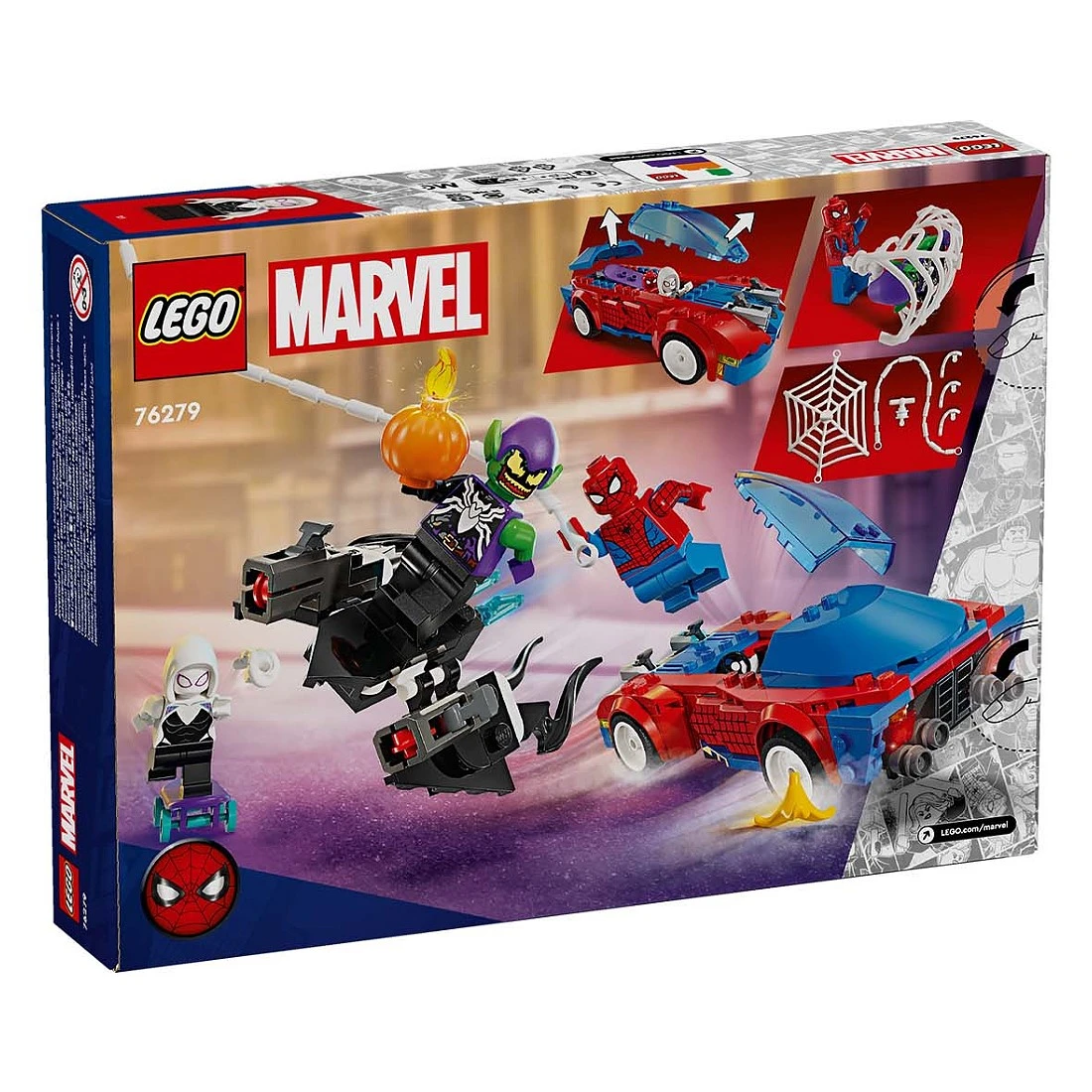 Lego 樂高 MARVEL 漫威 76279 蜘蛛人賽車與共生體綠惡魔