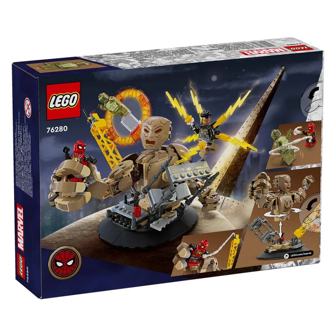 Lego 樂高 MARVEL 漫威 76280 蜘蛛人 vs.沙人 Final Battle