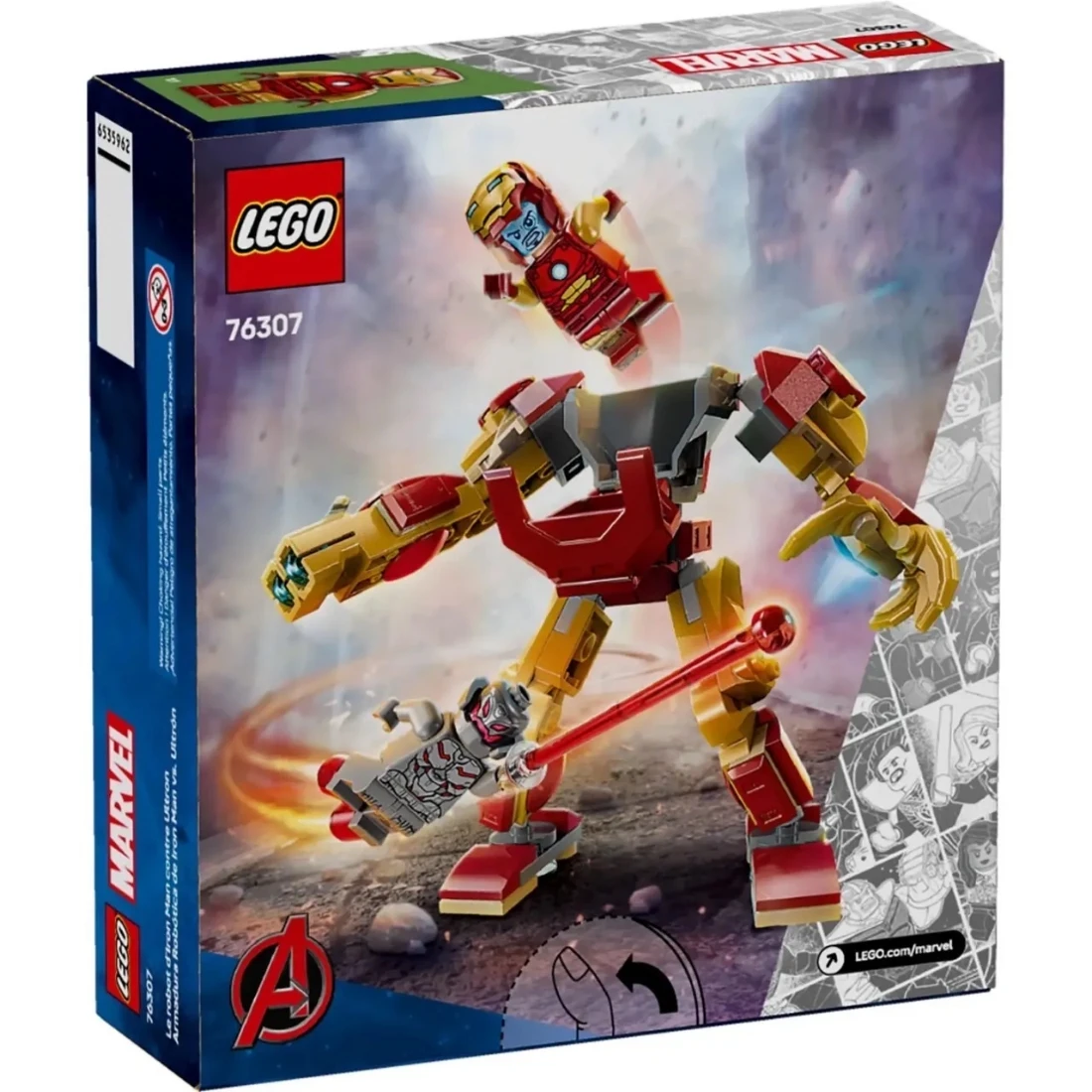 Lego 樂高 MARVEL 漫威 76307 鋼鐵人機甲大戰奧創