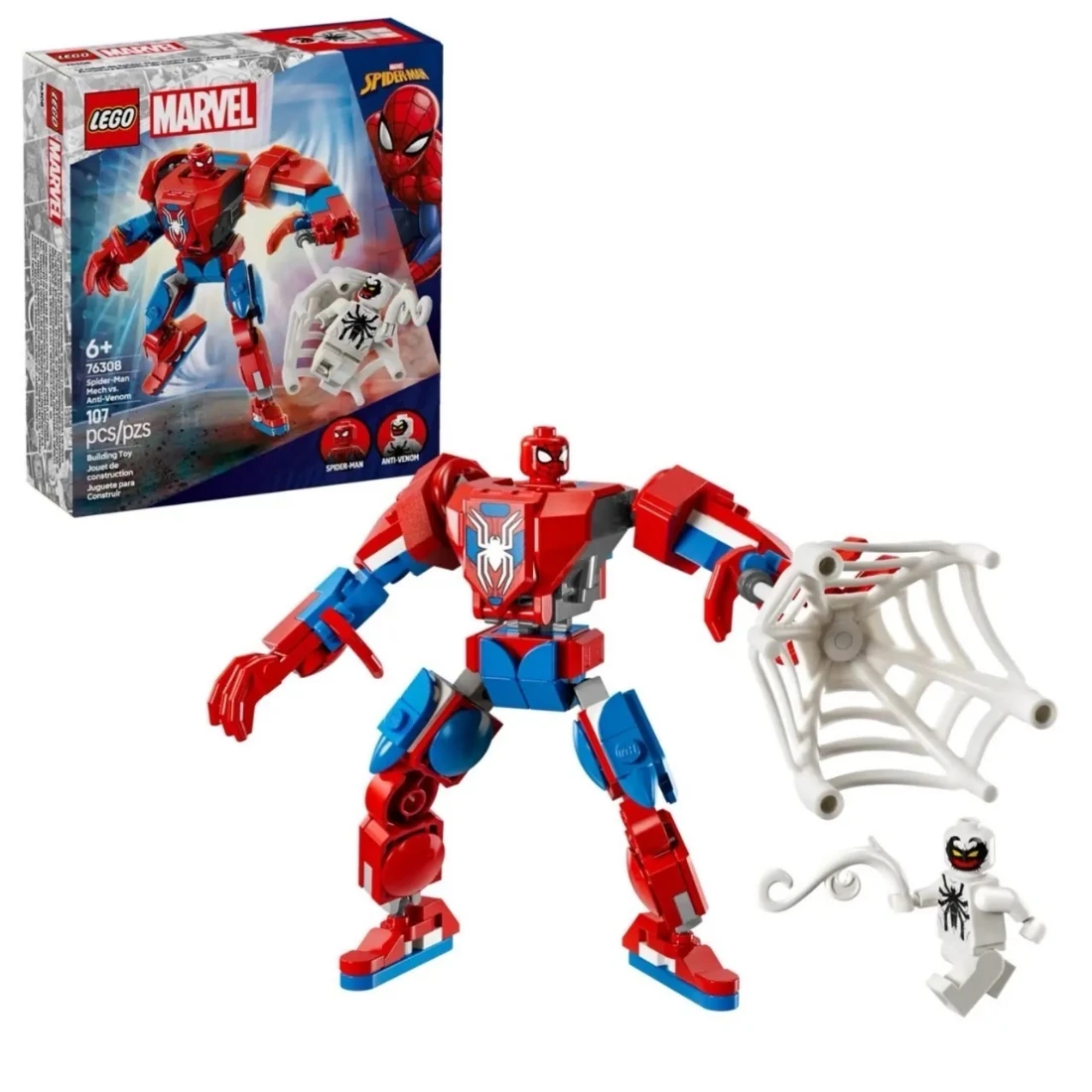 Lego 樂高 MARVEL 漫威 76308 蜘蛛人機甲大戰反猛毒