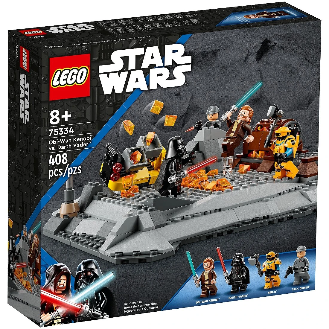 Lego 樂高 Star Wars 星際大戰 75334 歐比王肯諾比VS達斯維達