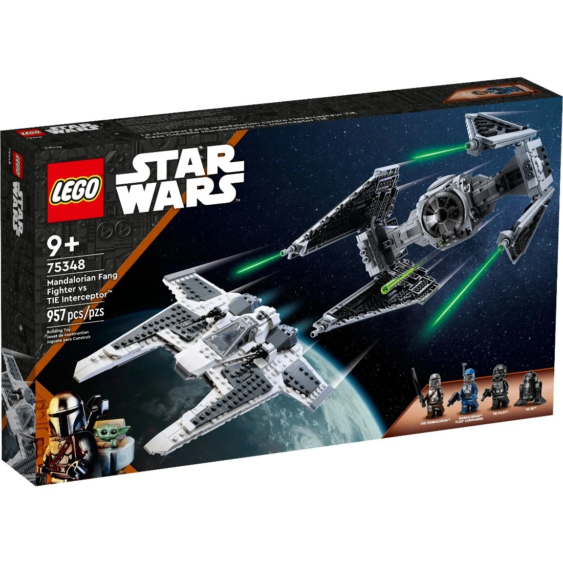 Lego 樂高 Star Wars 星際大戰 75348 曼達洛人方形戰鬥機vs鈦戰鬥機