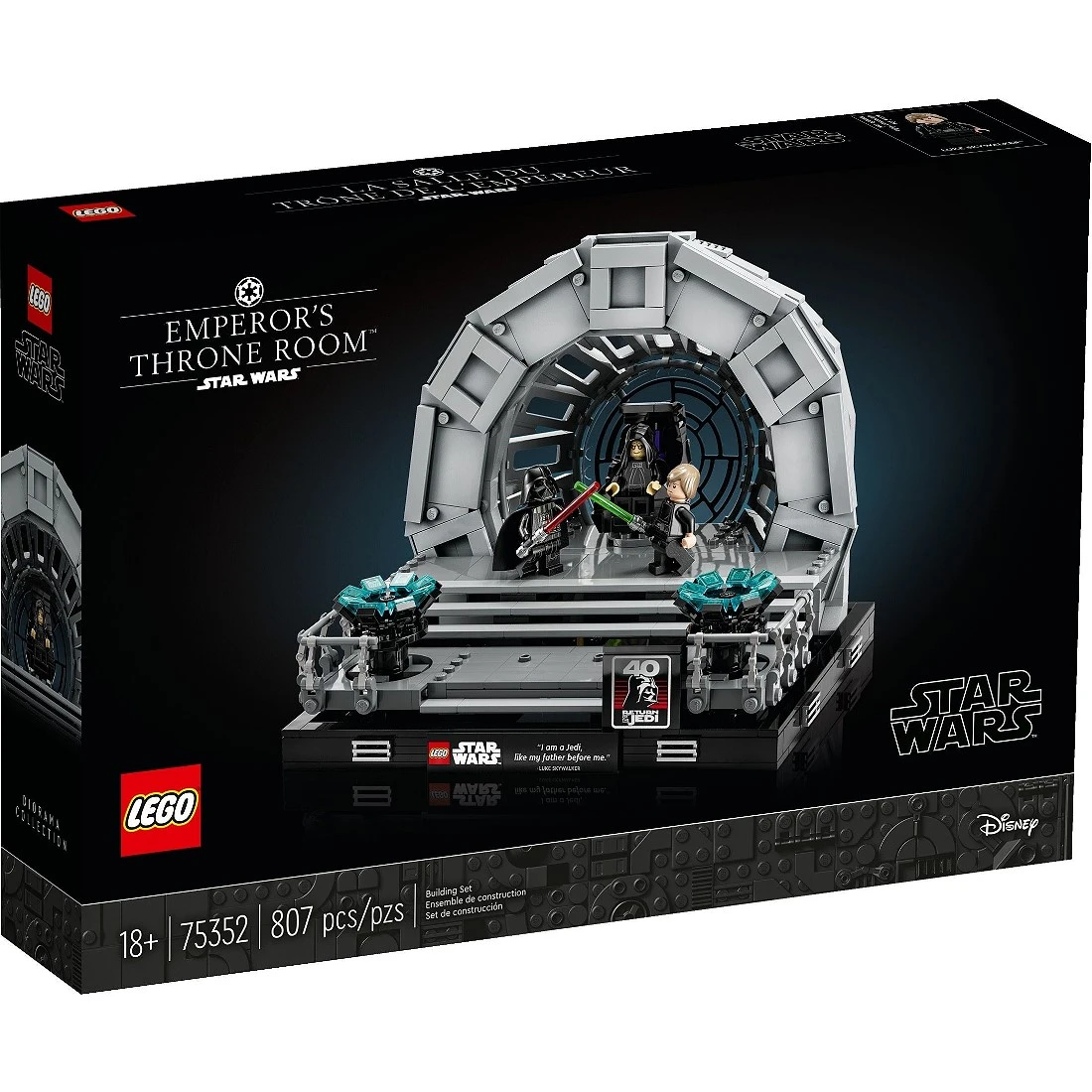 Lego 樂高 Star Wars 星際大戰 75352 皇帝的王座室 場景組
