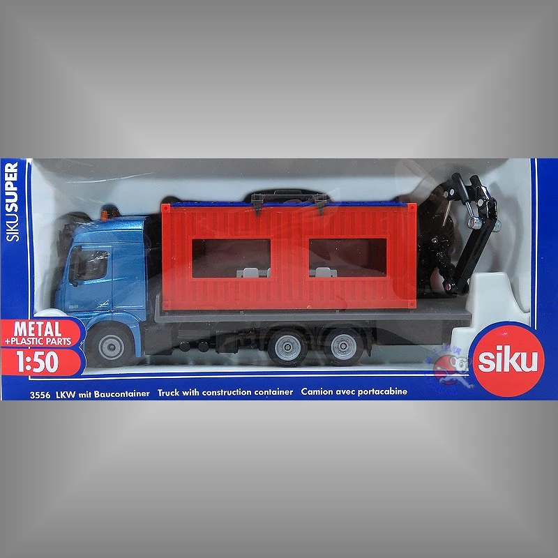 Siku 3556 賓士 貨櫃屋裝載車