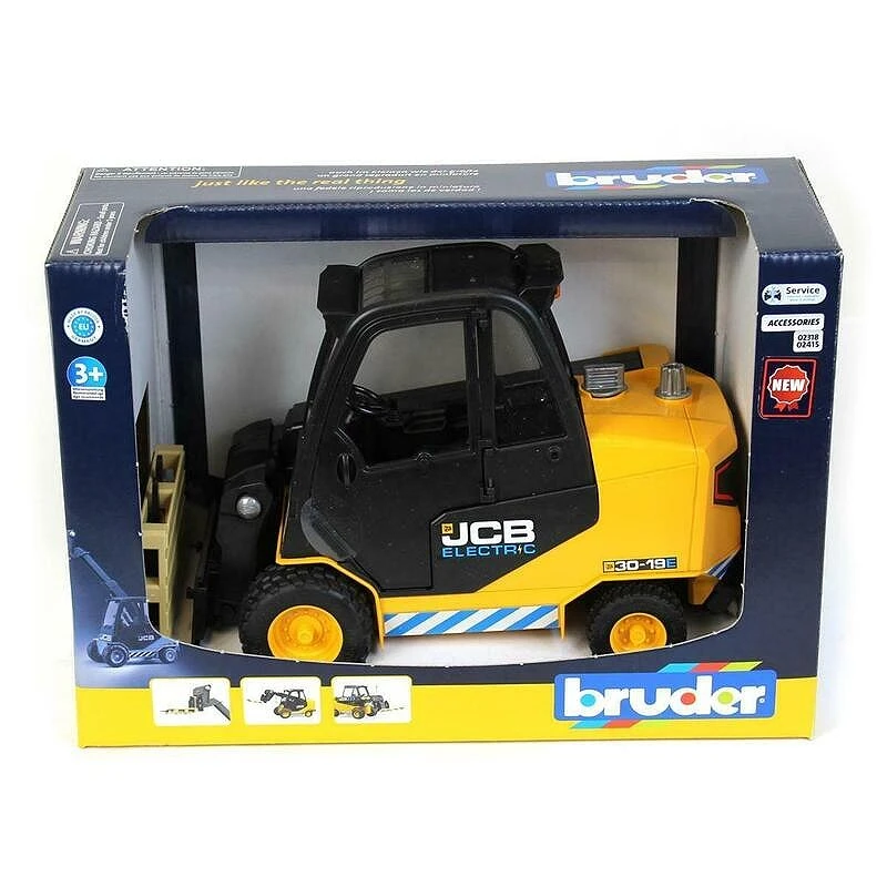 德國 Bruder 1/16 JCB 推高機與棧板
