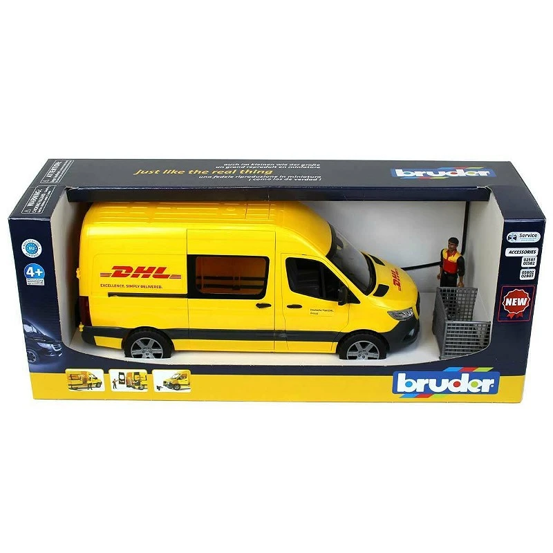 德國 Bruder 1/16 DHL貨車