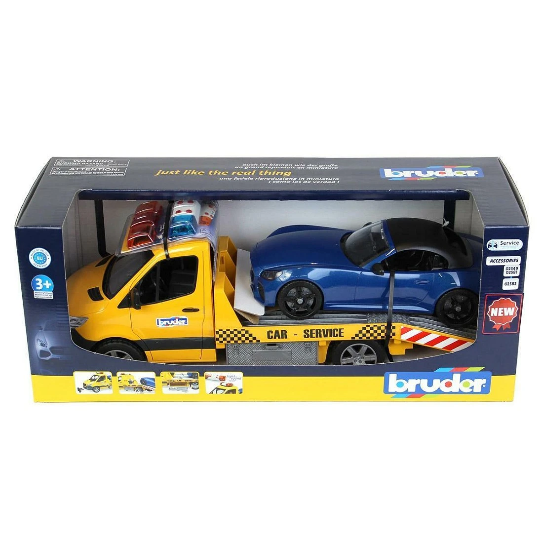 德國 Bruder 1/16 汽車運輸車