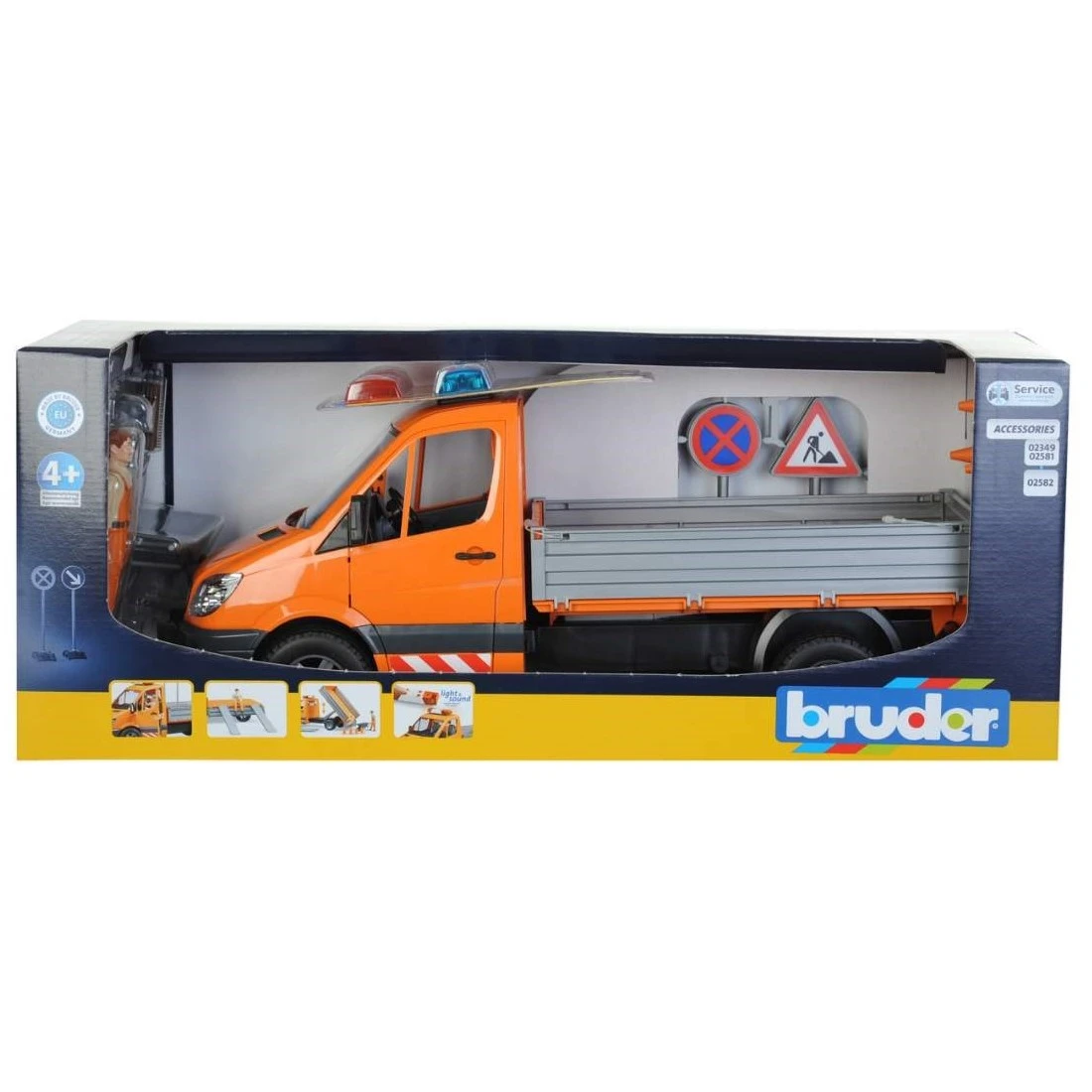 德國 Bruder 1/16 賓士工程車