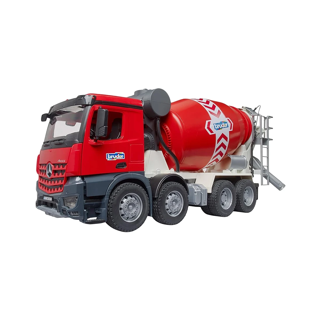 德國 Bruder 1/16 紅色水泥車