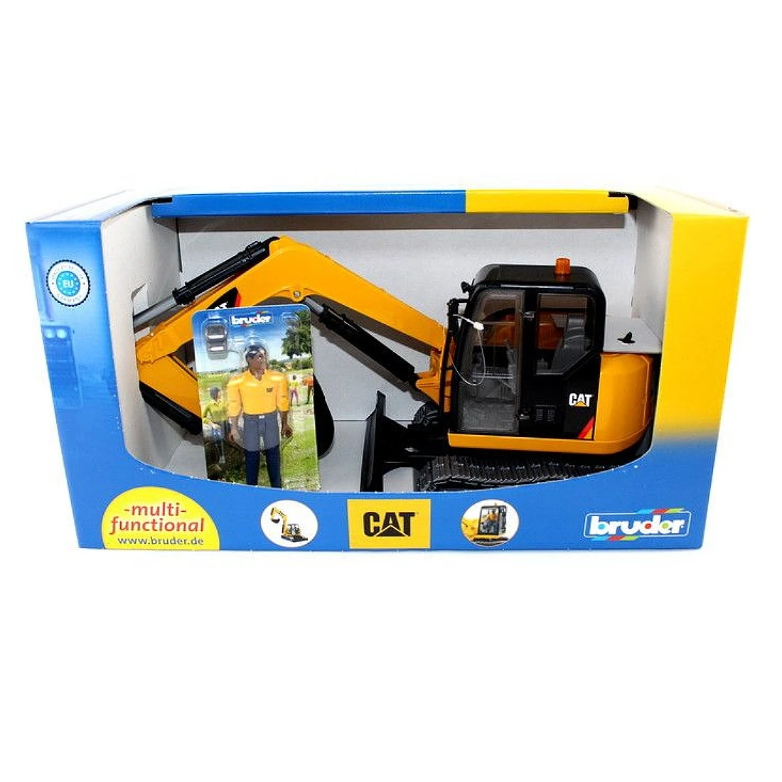 德國 Bruder 1/16 迷你挖土機+工程師