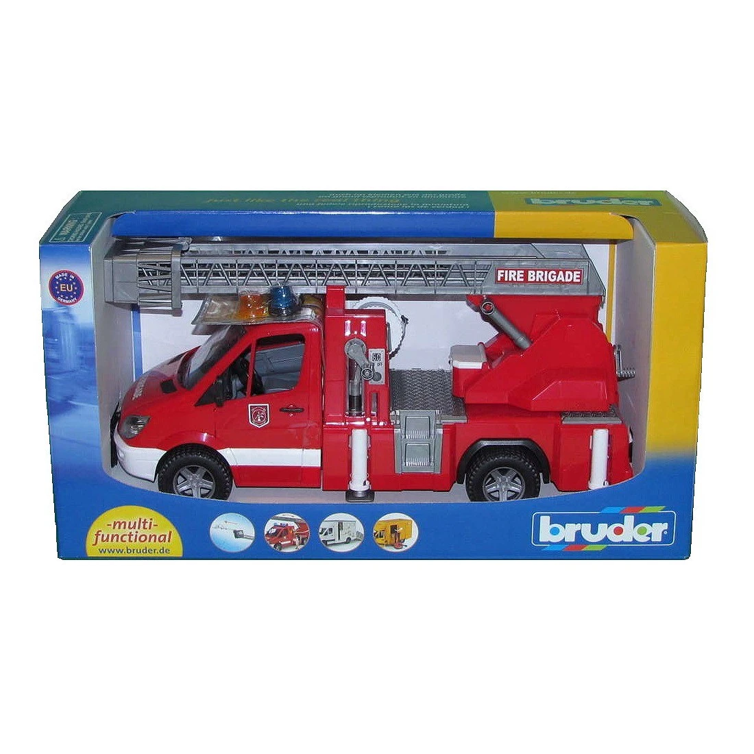 德國 Bruder 1/16 消防雲梯車
