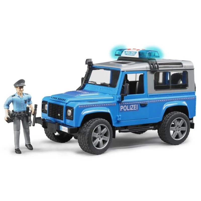 德國 Bruder 1/16 2597 Land Rover 警用越野車