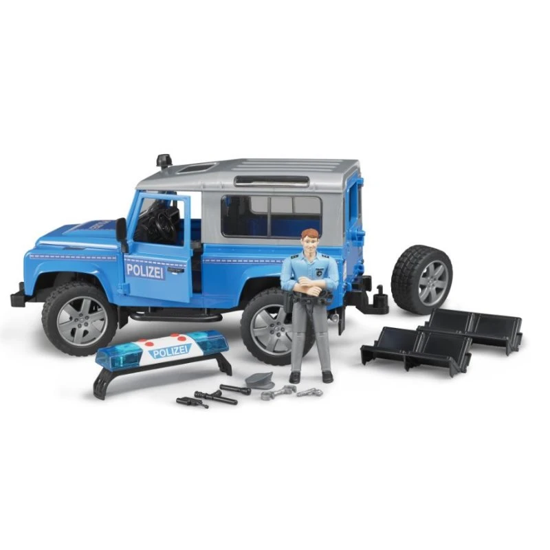 德國 Bruder 1/16 2597 Land Rover 警用越野車