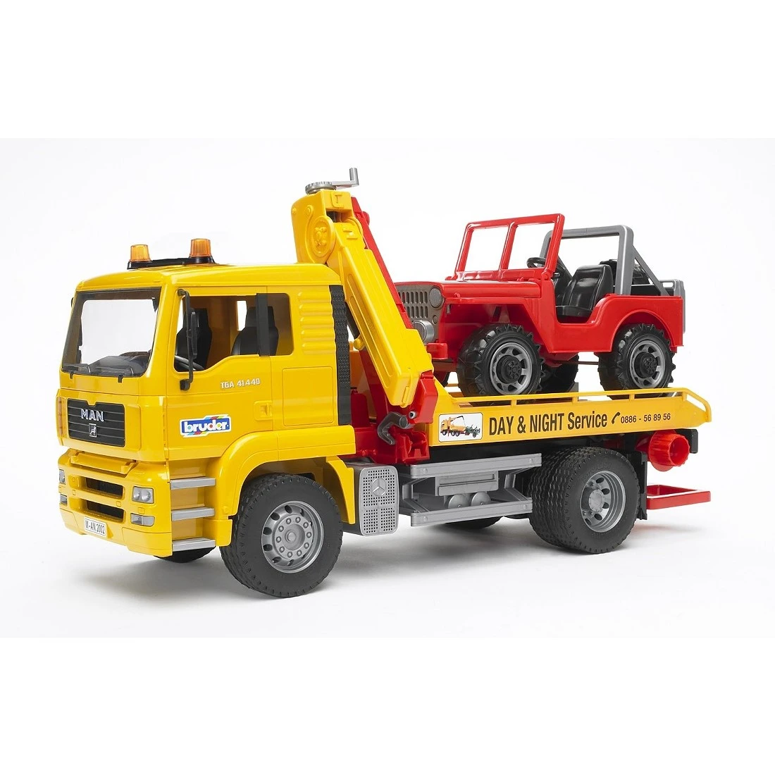 德國 Bruder 1/16 道路救援車