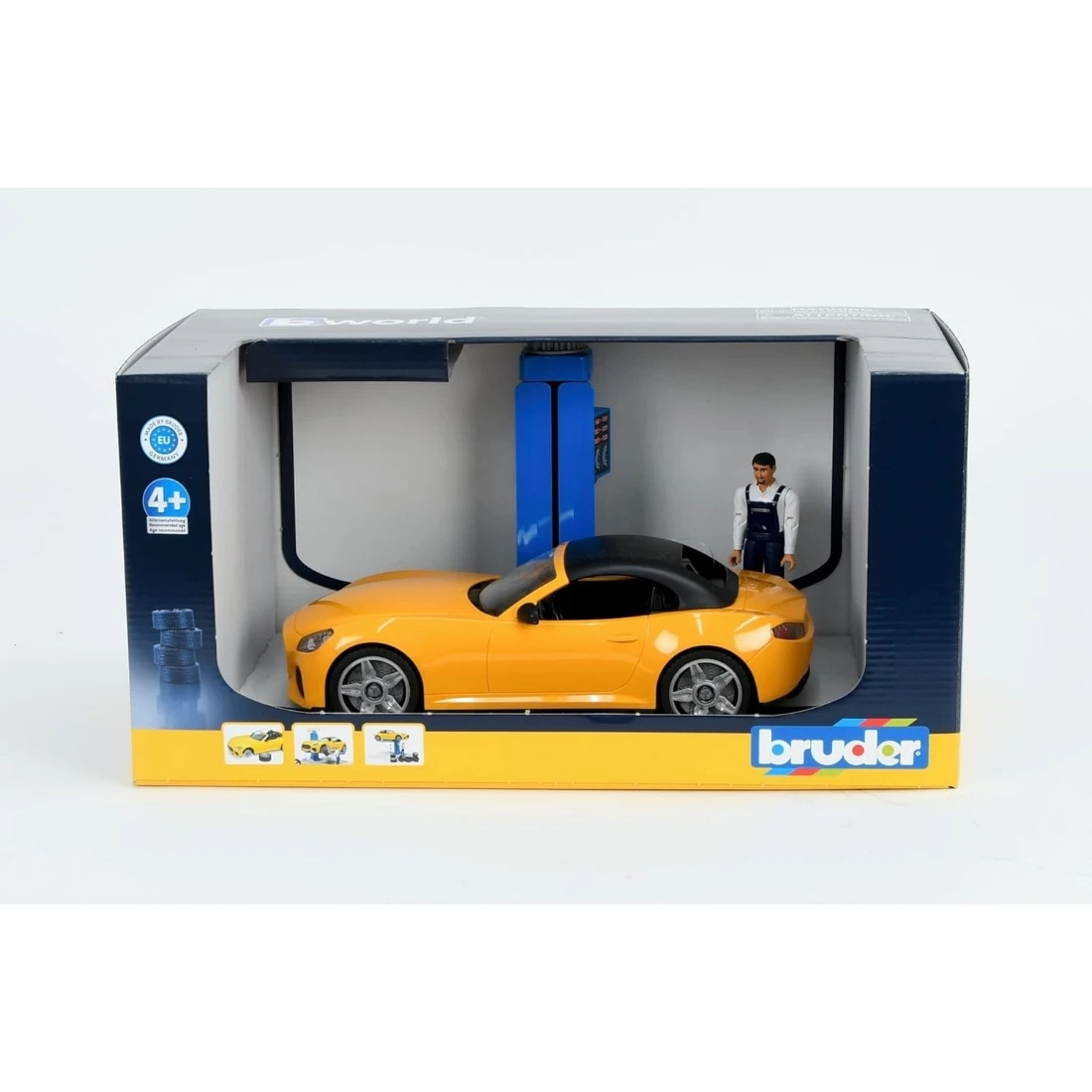 德國 Bruder 1/16 汽車服務中心