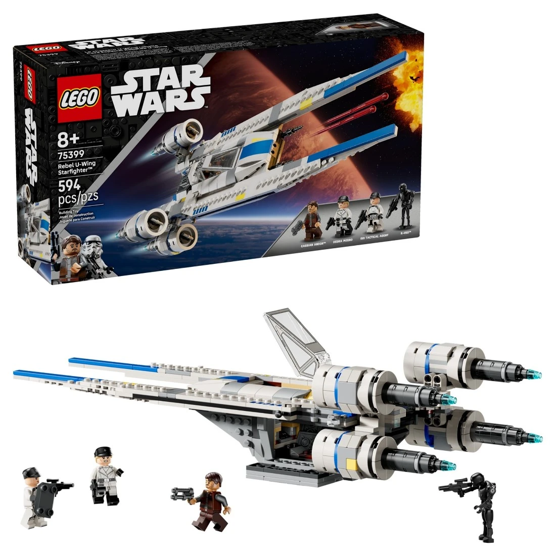 Lego 樂高 Star Wars 星際大戰 75399 反抗軍 U 翼星際戰機