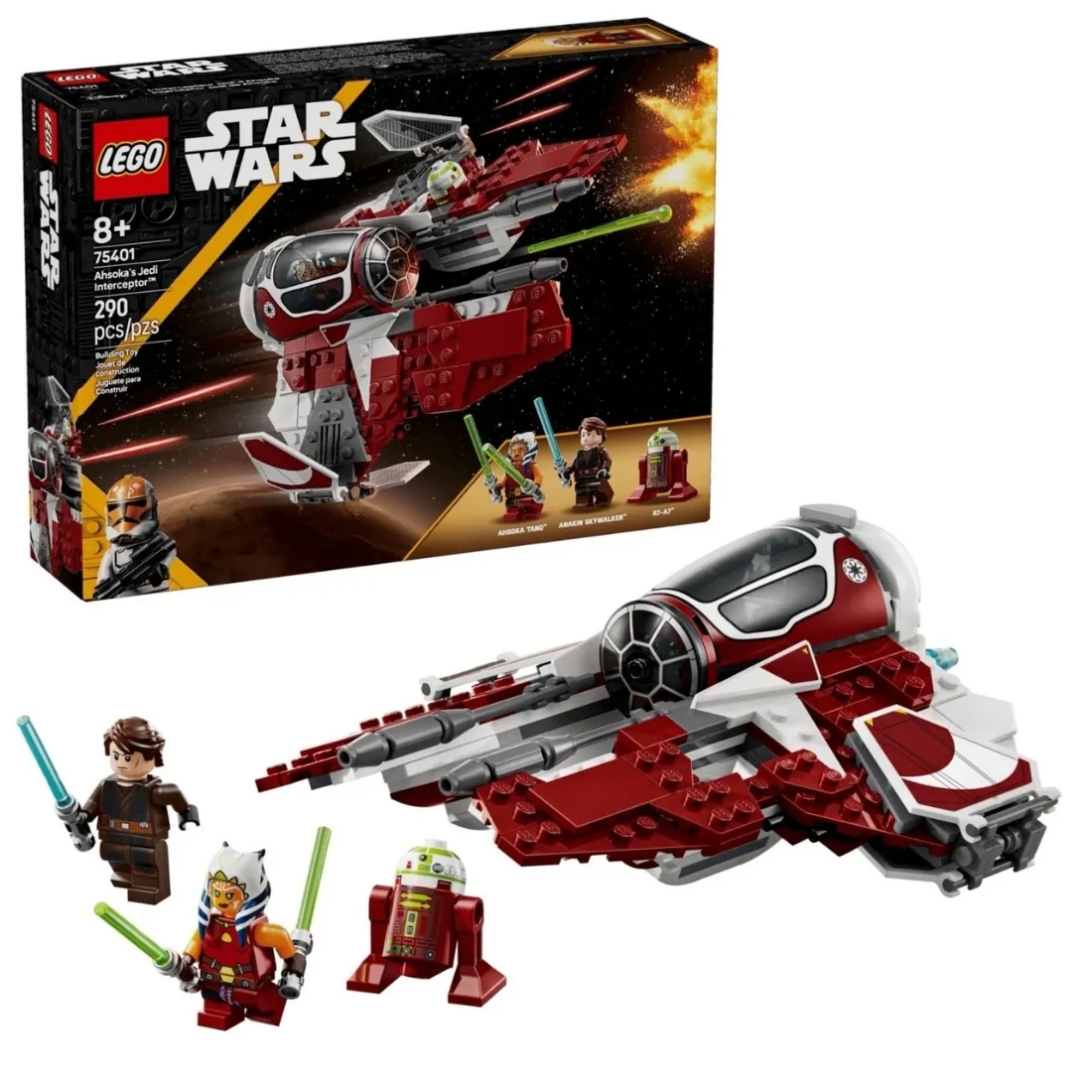 Lego 樂高 Star Wars 星際大戰 75401 亞蘇卡的絕地攔截機