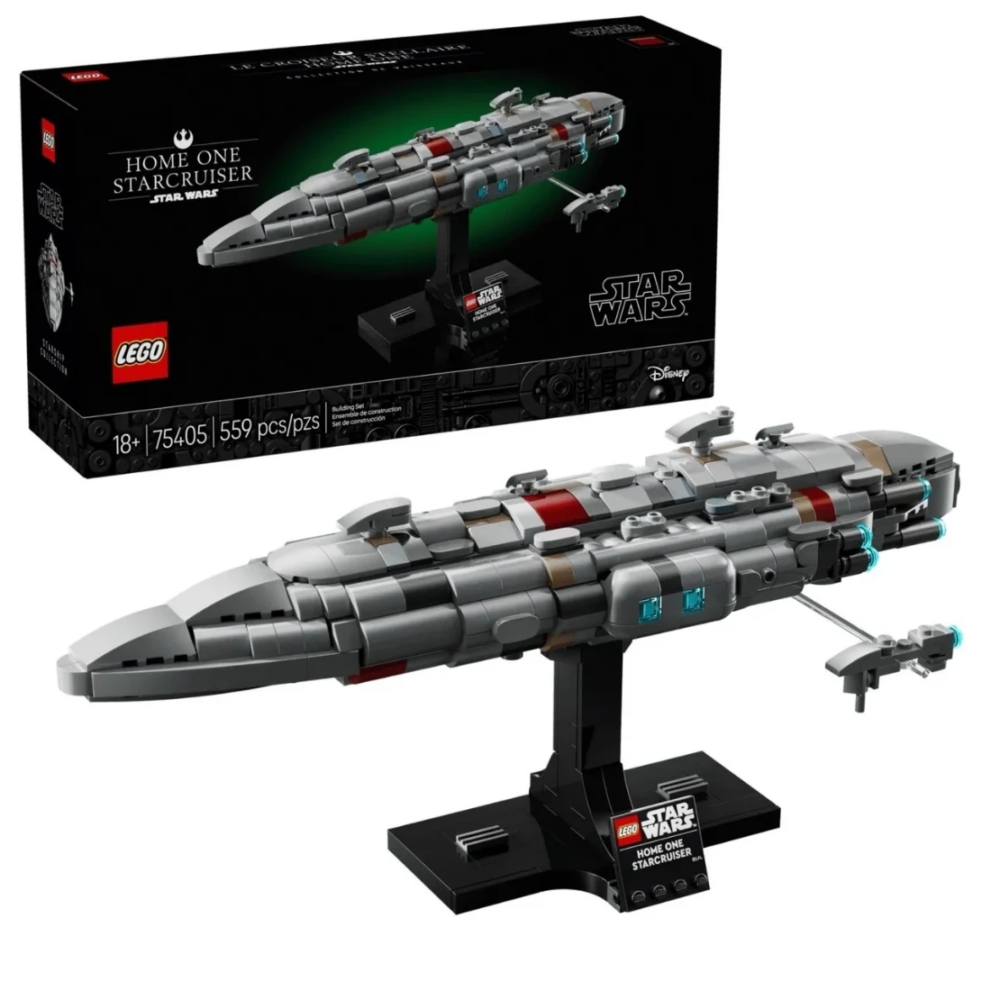 Lego 樂高 Star Wars 星際大戰 75405 Home One Starcruiser