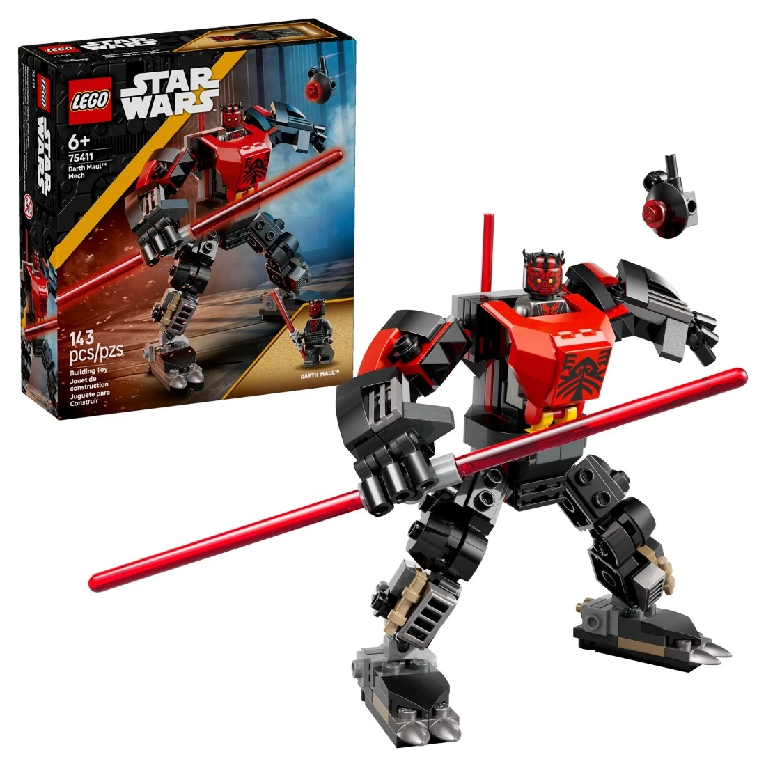 Lego 樂高 Star Wars 星際大戰 75411 達斯 機甲
