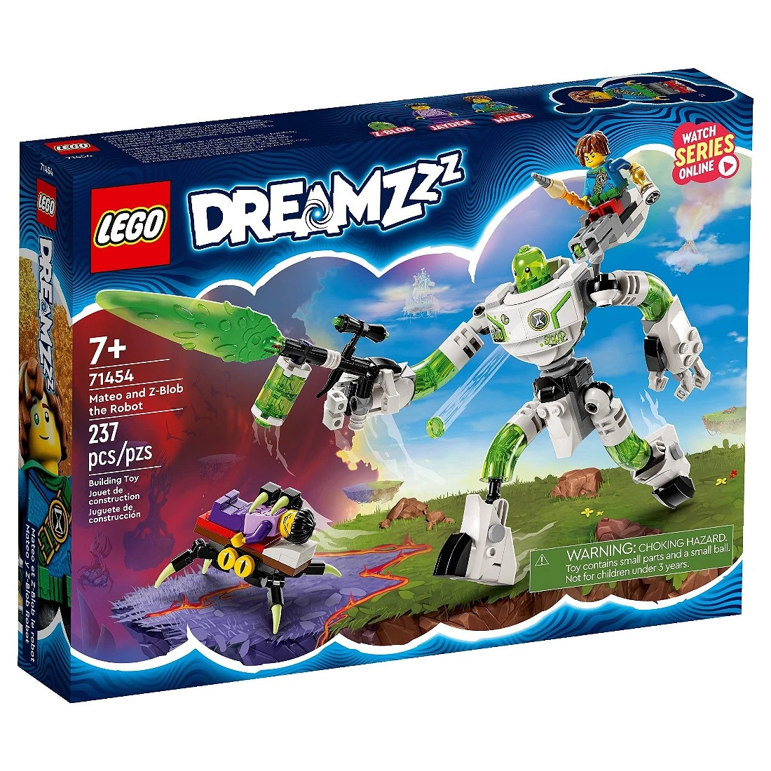 Lego 樂高 DREAMZzz 追夢人的試煉 71454 馬特歐和機器人綠魔球