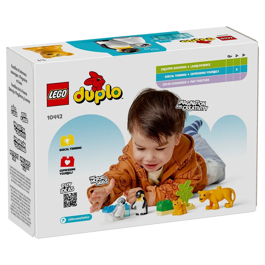 Lego 樂高 Duplo 得寶 10442 野生動物家庭 企鵝和獅子