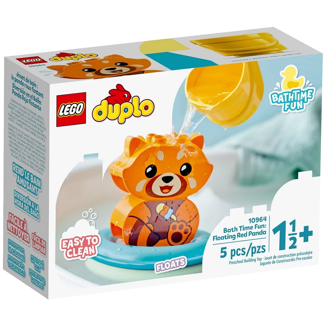 Lego 樂高 Duplo 得寶 10964 快樂洗澡趣 漂浮小貓熊
