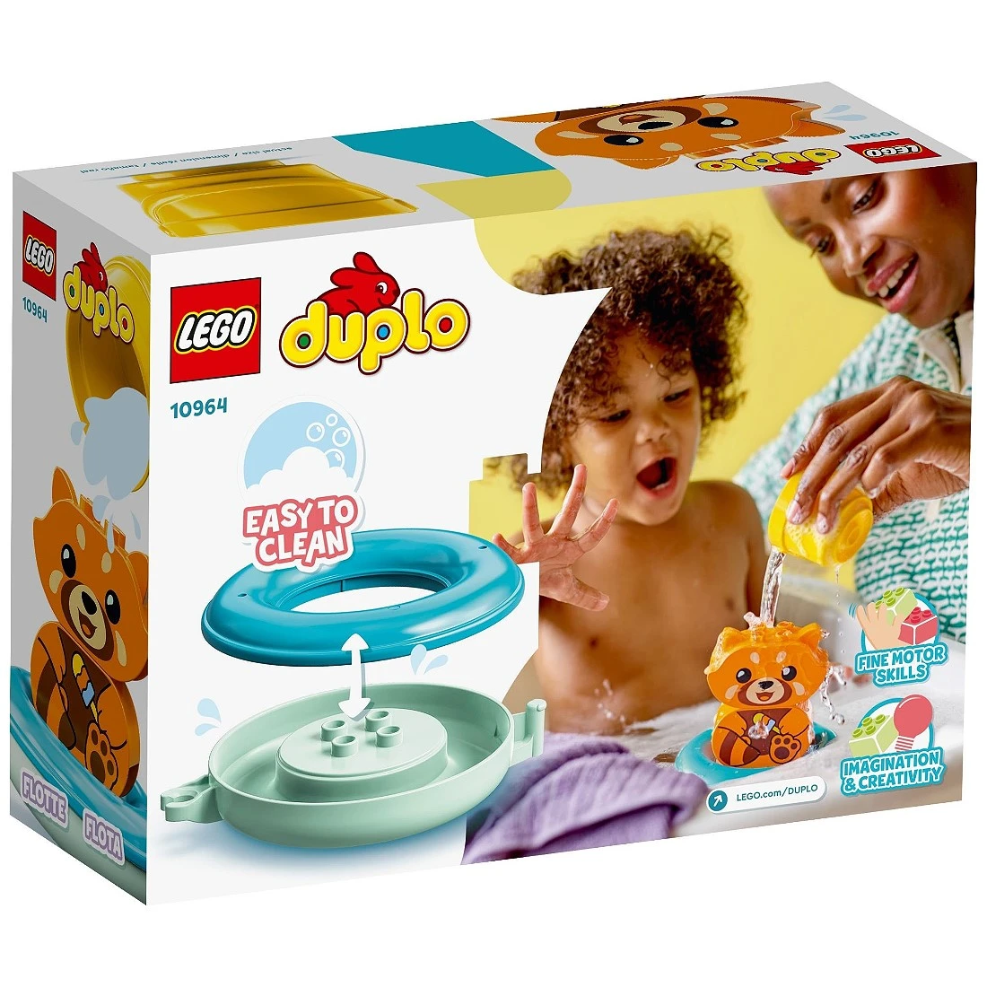Lego 樂高 Duplo 得寶 10964 快樂洗澡趣 漂浮小貓熊