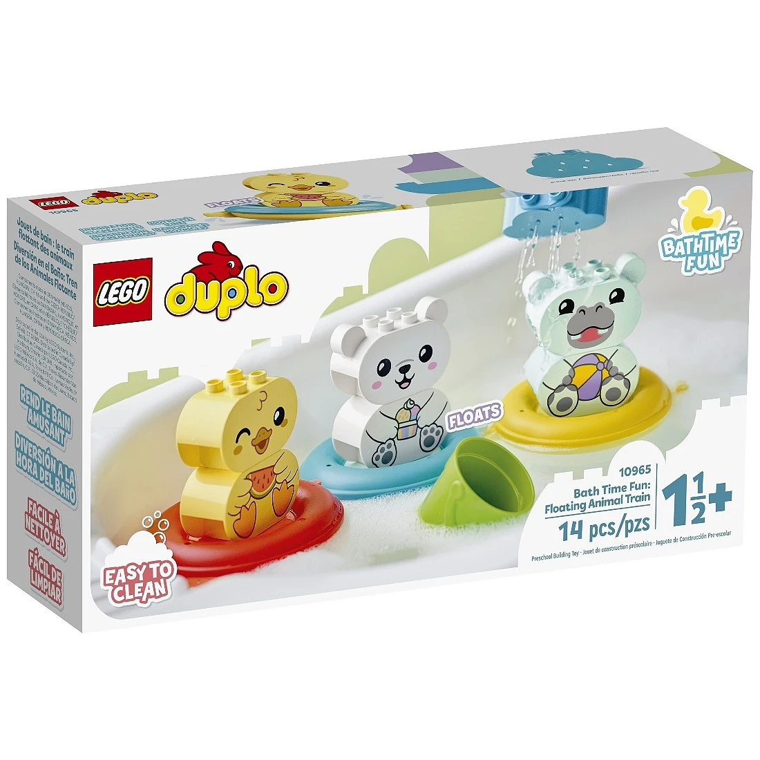 Lego 樂高 Duplo 得寶 10965 快樂洗澡趣 漂浮動物火車