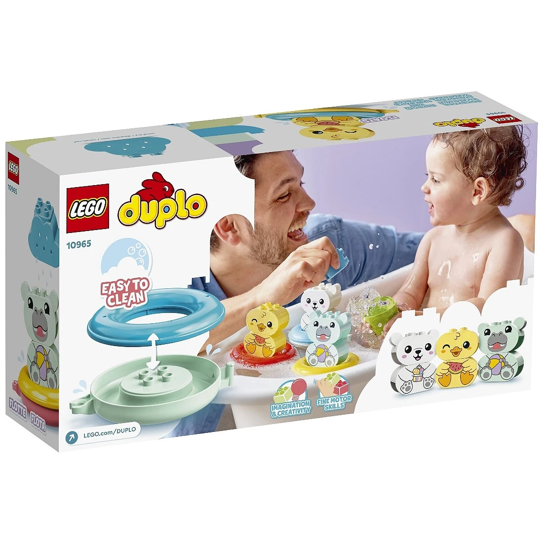 Lego 樂高 Duplo 得寶 10965 快樂洗澡趣 漂浮動物火車